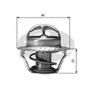 Thermostat Kühlmittel Gates TH03091G1 für Gmc für Chevrolet für Pontiac