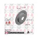 Original ZIMMERMANN 150.3401.52 Bremsscheiben 2 Stück für MINI