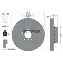 TEXTAR 92182425 Bremsscheiben 2 Stück BMW