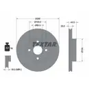 TEXTAR 92096800 Bremsscheiben 2 Stück vorne für MAZDA