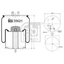 FEBI BILSTEIN 35621 Luftfederbalg für RENAULT