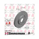 Original ZIMMERMANN 430.1495.52 Bremsscheiben 2 Stück für OPEL