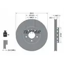 Original TEXTAR 92106105 Bremsscheiben 2 Stück vorne für AUDI