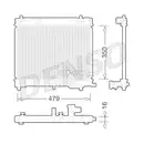 Kühler Motorkühlung Denso DRM50078 für Toyota
