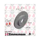 ZIMMERMANN 610.3708.52 Bremsscheiben 2 Stück für VOLVO