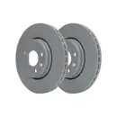 ATE 24.0124-0158.1 Bremsscheiben 2 Stück RENAULT