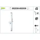 Fensterheber Valeo 852538 für Ford Vorne Links