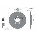 TEXTAR 92106803 Bremsscheiben 2 Stück SKODA