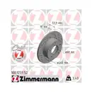Original ZIMMERMANN 100.1237.52 Bremsscheiben 2 Stück für AUDI