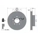 TEXTAR 92157303 Bremsscheiben 2 Stück CITROËN