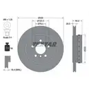 TEXTAR 92265925 Bremsscheiben 2 Stück hinten BMW