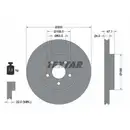 TEXTAR 92109603 Bremsscheiben 2 Stück FORD