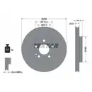 TEXTAR 92132005 Bremsscheiben 2 Stück vorne für MERCEDES-BENZ