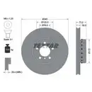 TEXTAR 92264925 Bremsscheiben 2 Stück BMW