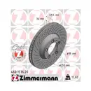 Original ZIMMERMANN 460.1577.20 Bremsscheiben 2 Stück für PORSCHE