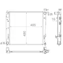 Kühler Motorkühlung Mahle CR 1893 000S Behr für Hyundai für Kia