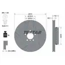 TEXTAR 92265425 Bremsscheiben 2 Stück BMW