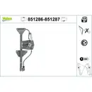 VALEO 851286 Fensterheber (o. Motor) v l Civic VIII