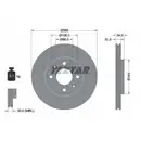 TEXTAR 92111503 Bremsscheiben 2 Stück CITROËN