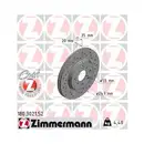 Original ZIMMERMANN 180.3021.52 Bremsscheiben 2 Stück für CITROËN