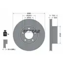 TEXTAR 92238505 Bremsscheiben 2 Stück BMW