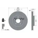 TEXTAR 92184405 Bremsscheiben 2 Stück vorne für MITSUBISHI