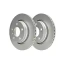ATE Bremsenset Scheiben 294 mm belüftet Bremsbeläge Warnkontakt hinten 3er E46