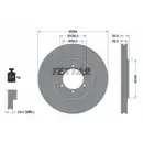 TEXTAR 92162600 Bremsscheiben 2 Stück vorne für SSANGYONG