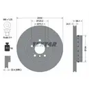TEXTAR 92265825 Bremsscheiben 2 Stück BMW