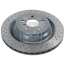 FEBI BILSTEIN 106606 Bremsscheiben 2 Stück hinten für MERCEDES-BENZ