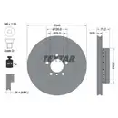 TEXTAR 92266825 Bremsscheiben 2 Stück BMW