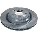 FEBI BILSTEIN 106607 Bremsscheiben 2 Stück hinten für MERCEDES-BENZ