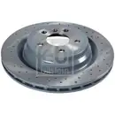 FEBI BILSTEIN 106607 Bremsscheiben 2 Stück hinten für MERCEDES-BENZ