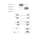 Zubehörsatz Bremsbacken Herth+buss Jakoparts J3568000 Hinterachse