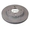 Febi Bremsscheiben Bremsbeläge Vorne für Ford Courier / Puma ECx
