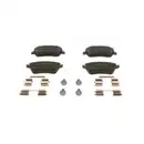 Bremsbelagsatz Scheibenbremse Bosch 0 986 494 592 für Nissan für Renault
