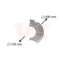 VAN WEZEL 5888371 Spritzblech Bremsscheibe vo. li.