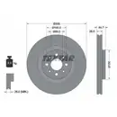 TEXTAR 92202203 Bremsscheiben 2 Stück vorne für ABARTH