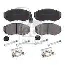 Febi Bremsscheiben Bremsbeläge Vorne für Fiat Ducato 230x 244x