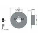 TEXTAR 92228700 Bremsscheiben 2 Stück hinten für OPEL