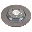 FEBI BILSTEIN 107508 Bremsscheiben 2 Stück hinten für AUDI