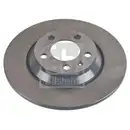 FEBI BILSTEIN 107508 Bremsscheiben 2 Stück hinten für AUDI