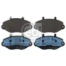 FEBI BILSTEIN 116070 Bremsbelagsatz für FORD
