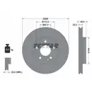 TEXTAR 92287705 Bremsscheiben 2 Stück vorne für MERCEDES-BENZ