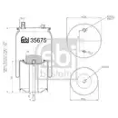 FEBI BILSTEIN 35675 Luftfederbalg
