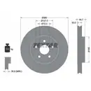 TEXTAR 92272205 Bremsscheiben 2 Stück vorne für JEEP