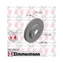 ZIMMERMANN 320.3802.20 Bremsscheiben 2 Stück KIA