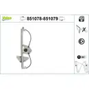 VALEO 851078 Fensterheber (o. Motor) v L Citroen C4