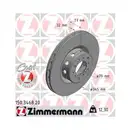 ZIMMERMANN 150.3468.20 Bremsscheiben 2 Stück für BMW