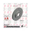 ZIMMERMANN 280.3187.20 Bremsscheiben 2 Stück HONDA